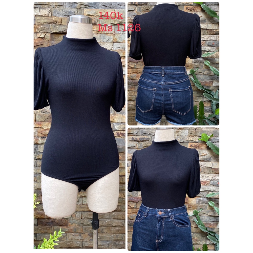 Bodysuit cổ lọ thấp | WebRaoVat - webraovat.net.vn