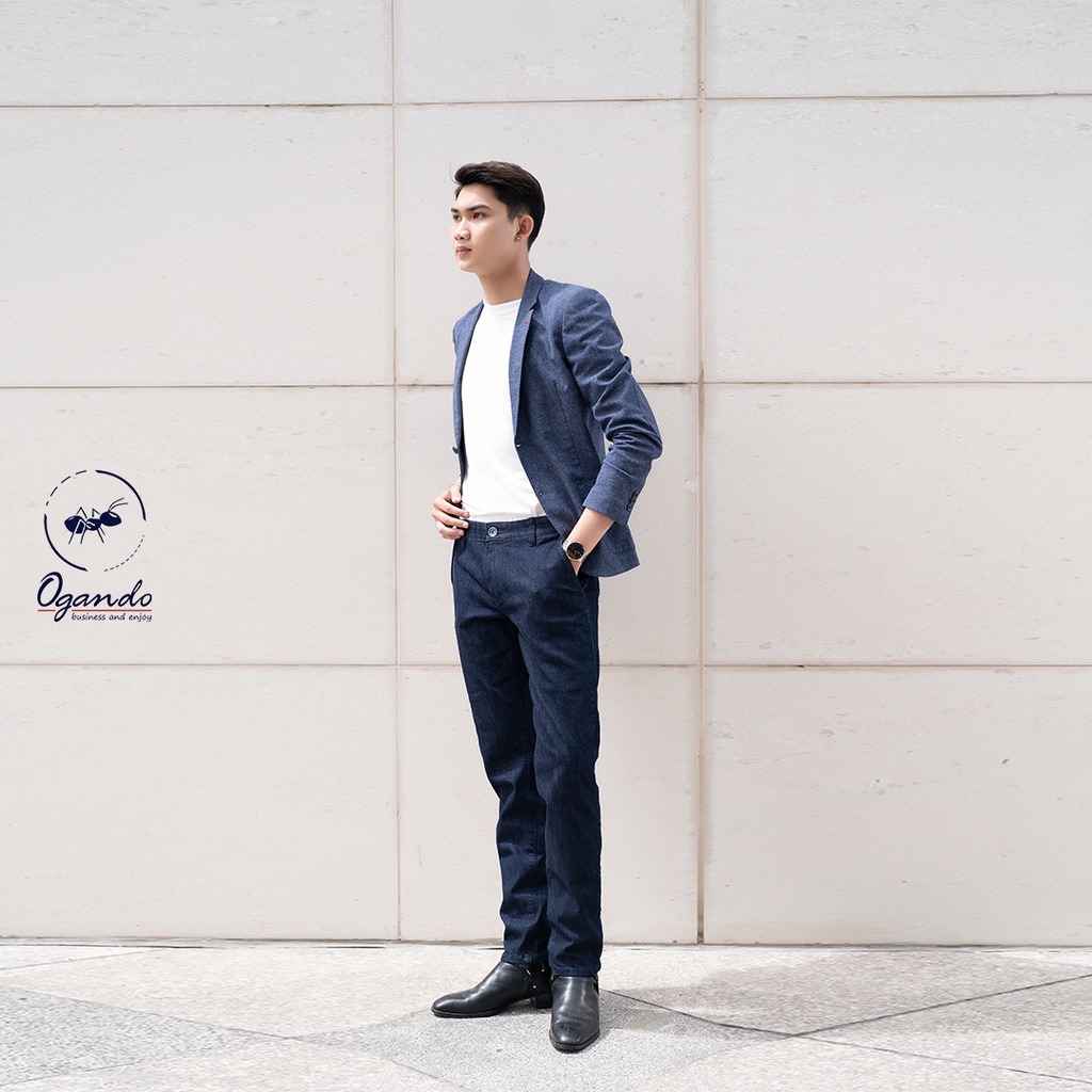 Áo vest nam Basic màu xanh đậm thời trang cao cấp, trẻ trung, hiện đại Ogando - Sai Gon