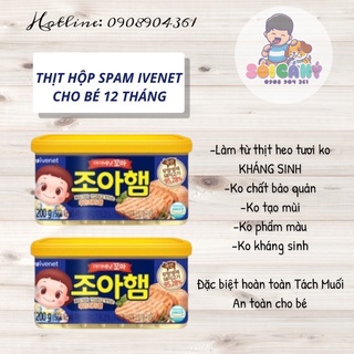 Thịt Hộp Spam Hàn Quốc cho bé 12M+(2026)