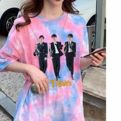 - Áo TFBOYS Loang Màu Giá rẻ in theo yêu cầu free