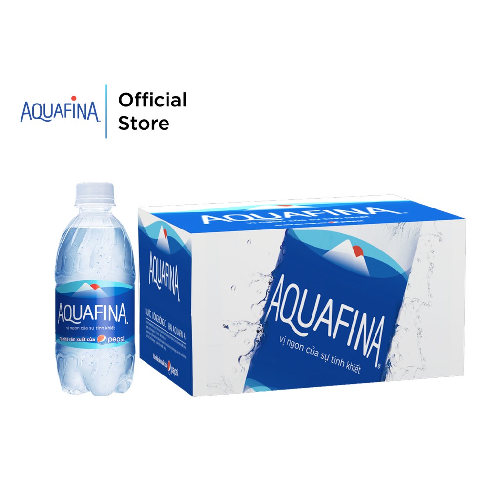 Thùng 24 Chai Nước tinh khiết Aquafina (355ml/Chai)