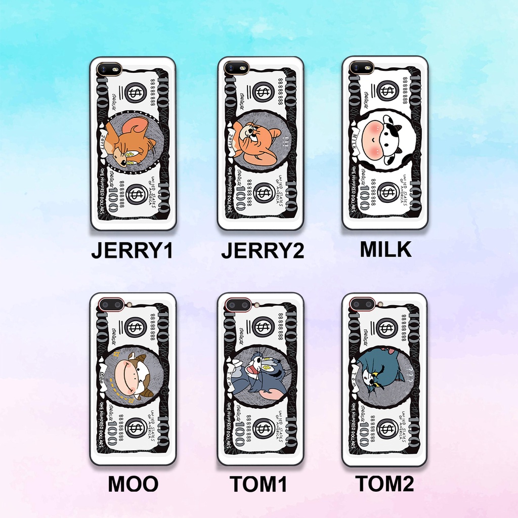 Ốp Oppo A3S - Oppo A1K In Hình Tomm và Jerryy Chất