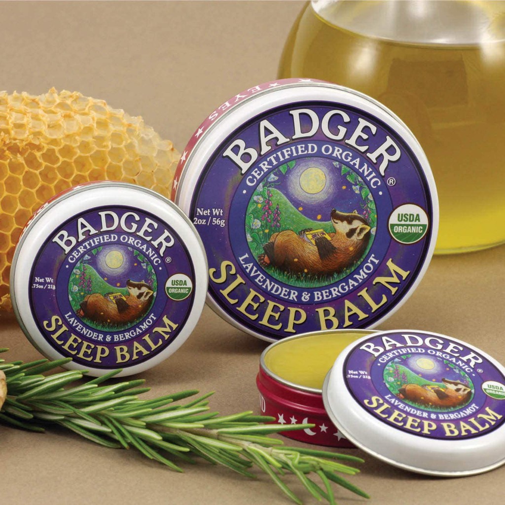 Badger - Sáp Hữu Cơ Hỗ Trợ Giấc Ngủ - Sleep Balm [USDA Organic]