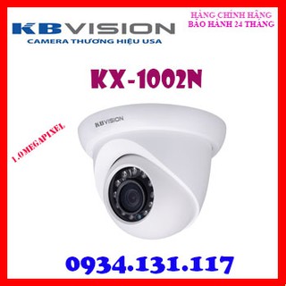 Camera ip dome hồng ngoại 1.0 megapixel kbvision kx-1002n