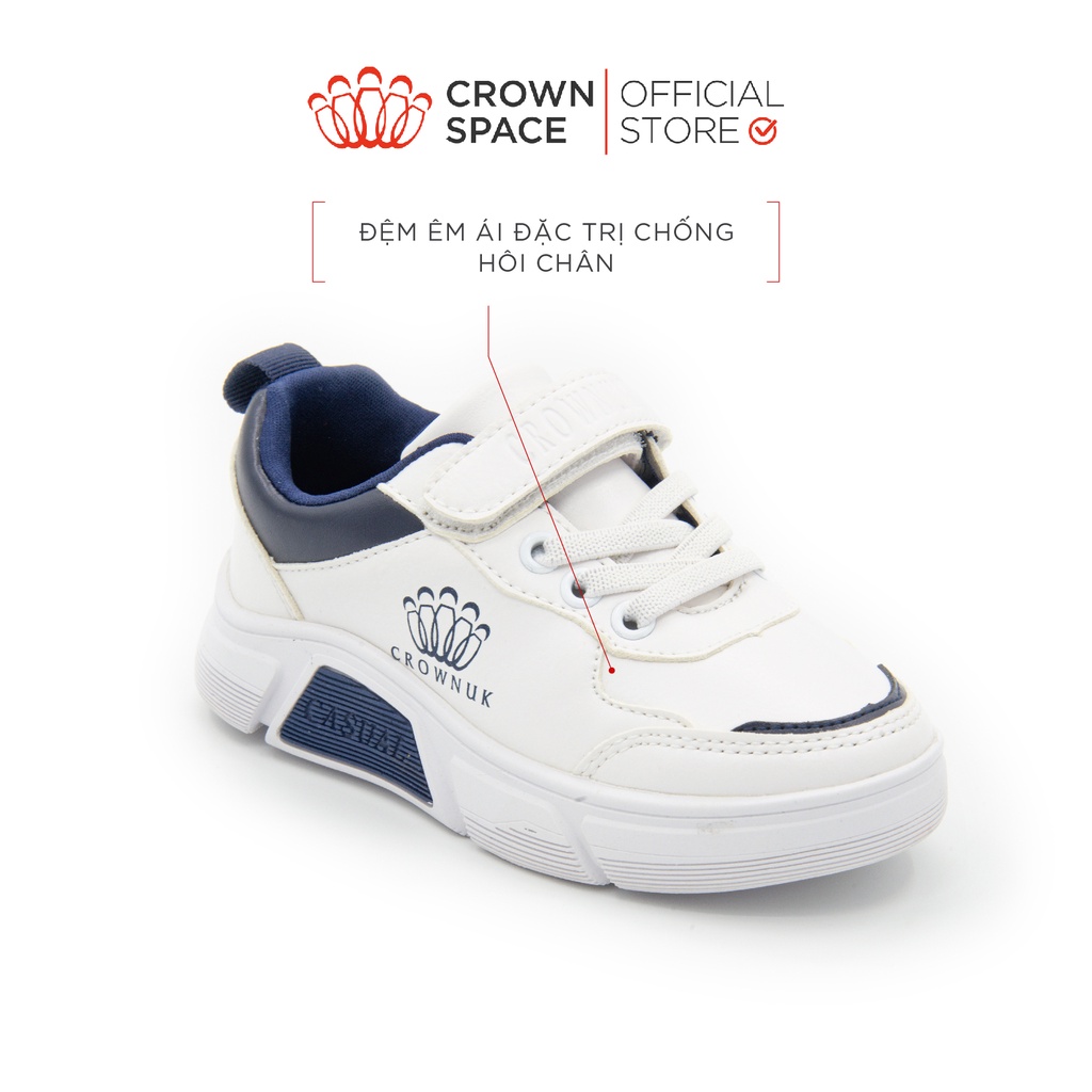 Giày Sneaker Bé Trai Bé Gái Đi Học Crown Space PHIÊN BẢN CAO CẤP PREMIUM CRUK8026 Size 26-35