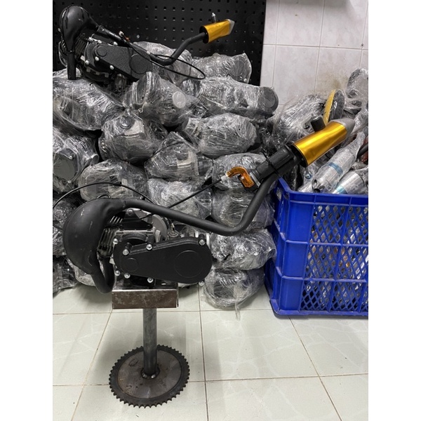 Máy cào cào mini 50cc 2 thì full phụ kiện