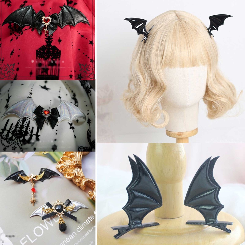 Set 10 Phụ Kiện Kẹp Tóc Phong Cách Halloween Dễ Thương