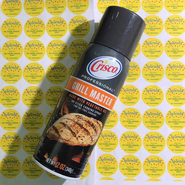 (Date 07/2023) Dầu ăn kiêng dạng xịt (12 oz ~1200 lần xịt) Crisco của Mỹ
