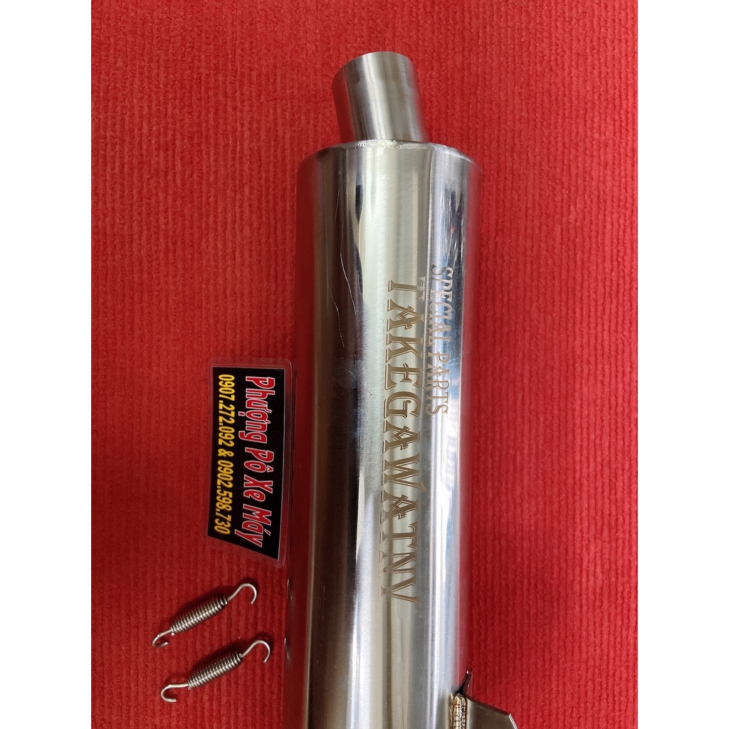 Pô lon CBR full INOX 304 dành cho mọi XE MÁY