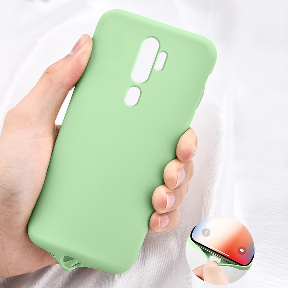 Ốp điện thoại silicone chống sốc màu trơn cho điện thoại Oppo A5 A9 2020 Realme 3 5 Pro X XT | BigBuy360 - bigbuy360.vn