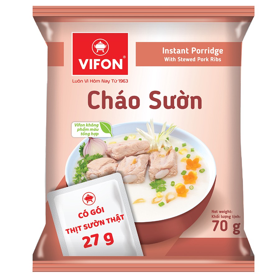 Cháo Sườn Vifon (70g / Gói)