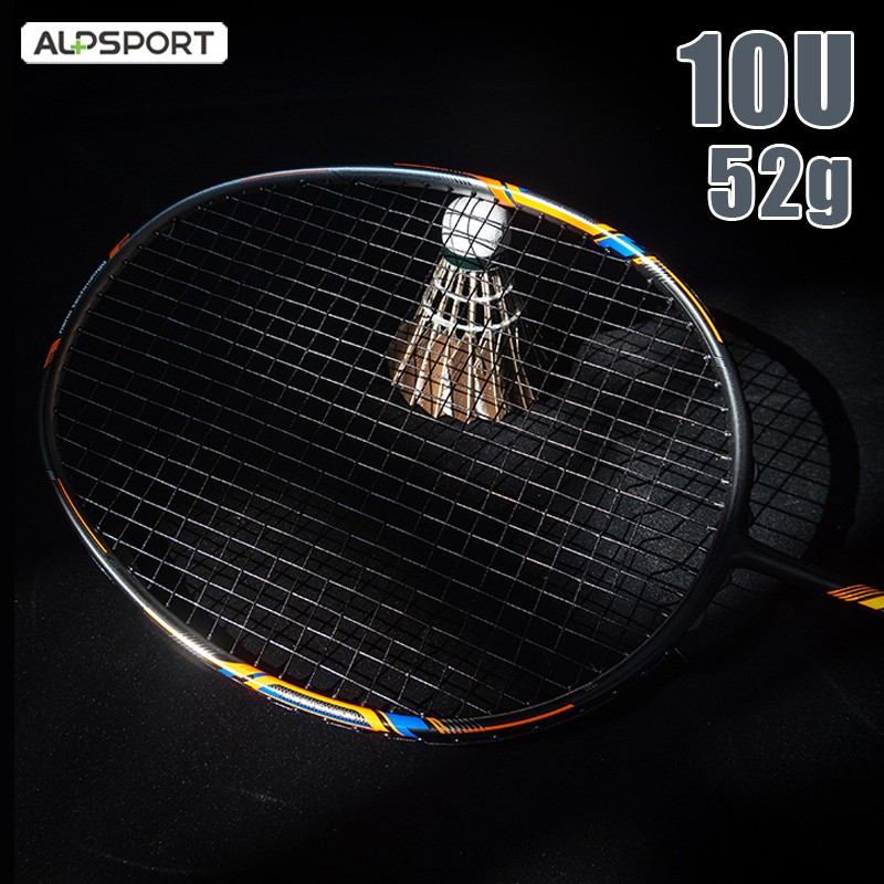 Vợt cầu lông ALPSPORT ALP GJ 10U 52g tối đa 35Lbs 100% sợi carbon siêu nhẹ cao cấp