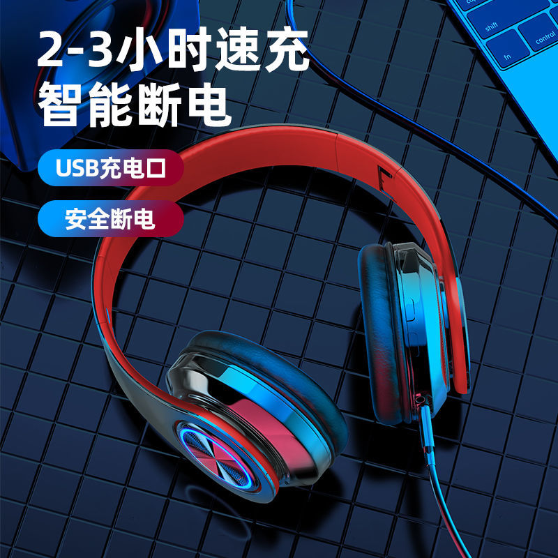 Tai Nghe Chụp Tai Bluetooth Có Đèn Phát Sáng Cho Điện Thoại Huawei Oppoandroid | BigBuy360 - bigbuy360.vn