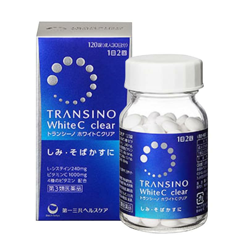 Viên uống trắng da Transino White C 120 viên Nhật Bản