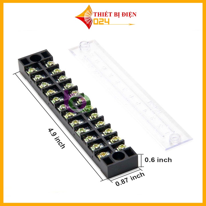 Cầu Đấu Điện Đủ Kích Thước TB1512 12P-15A