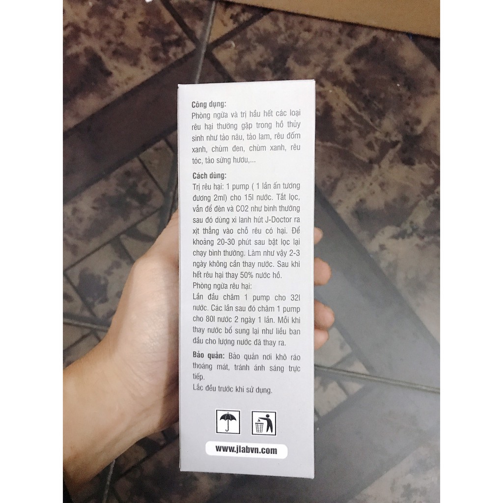Jlab J-Doctor 300ml - Diệt rêu hại cho bể cá thủy sinh
