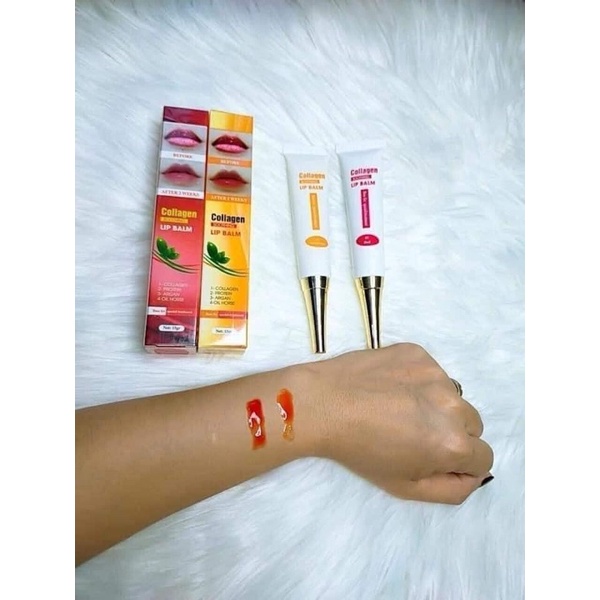 Dưỡng Collagen Lip Balm kích màu môi và chống thâm loang cho môi phun xăm