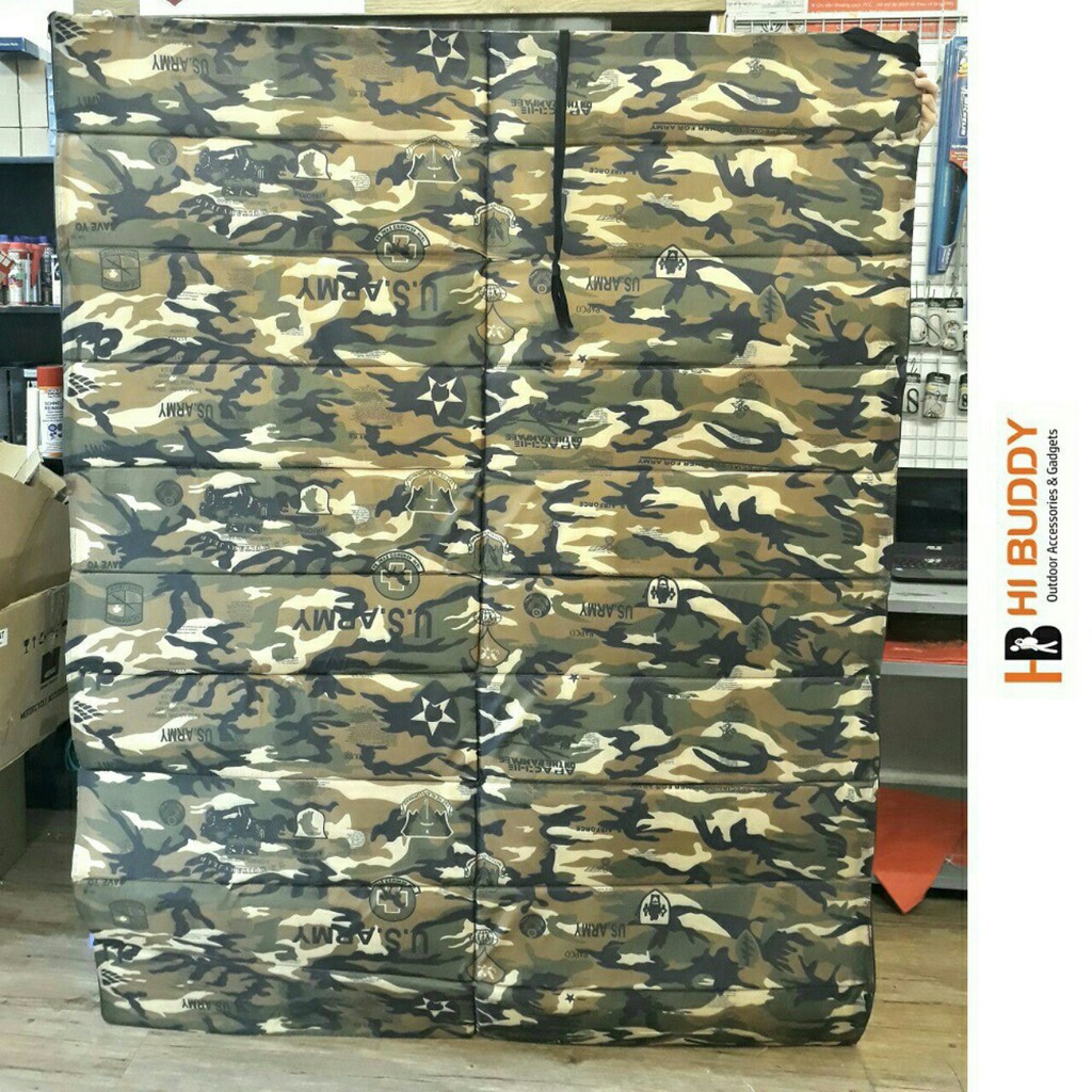 NỆM GẤP ĐÔI KIỂU LÍNH 1,6M X 2M