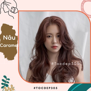 Thuốc nhuộm tóc màu Nâu Caramel + kèm oxi