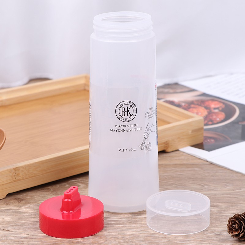 Chai nhựa 4 lỗ chuyên dụng cho đựng tương 300ml