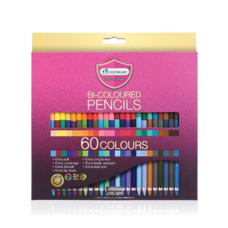 Bút chì màu Master Art (Master Art) Series 2 đầu 60 màu
