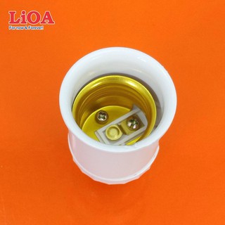 Đui đèn xoáy E27 Lioa