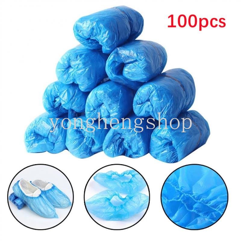 Bộ 100 Bọc Giày Chống Nước Chống Bụi Dùng Một Lần Tiện Dụng