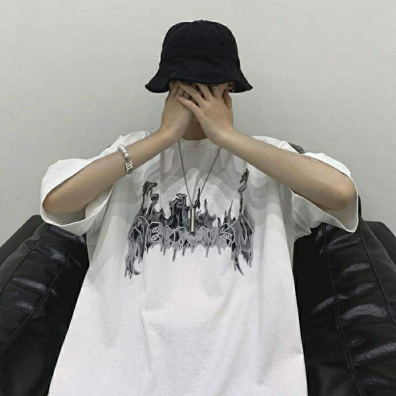 Áo thun tay lỡ nam nữ, áo phông unisex form rộng chất cotton mát mịn thấm hút mồ hôi FIRE | BigBuy360 - bigbuy360.vn