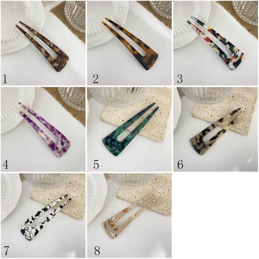 MAXG Trâm Cài Tóc Kim Loại Hình Chữ U Phong Cách Vintage Dành Cho Nữ