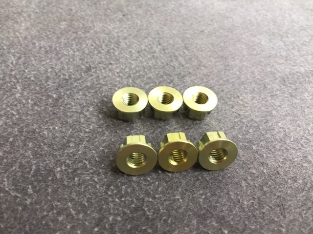 Tán 6mm gr5 đủ màu cho xe máy