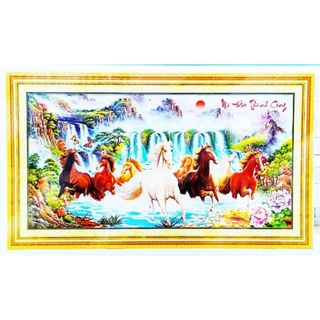 Tranh Đính Đá ABC 3D Mã Đáo Thành Công YN2089 (KHÁCH TỰ ĐÍNH) KT:110X60CM