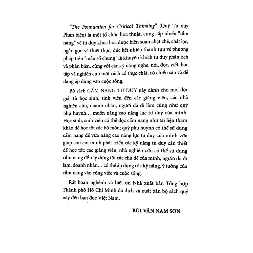 Sách Cẩm nang tư duy đạo đức