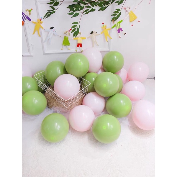 Combo  30 bóng mix như hình , bóng dày dặn tông màu tươi sáng