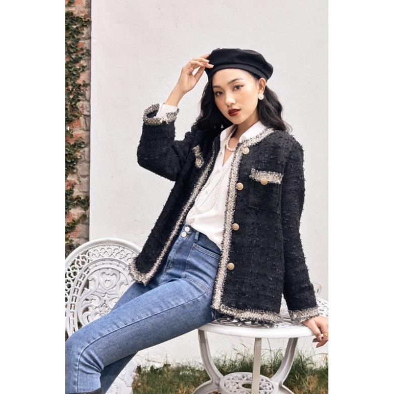 linh2018 Áo khoác dạ tweed