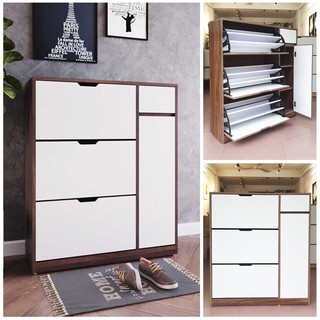 [𝐓𝐮̉ 𝐋𝐨̛́𝐧] Tủ Giày Dép 9 Tầng Có Ngăn Kéo Sức Chứa Tối Đa 36 Đôi