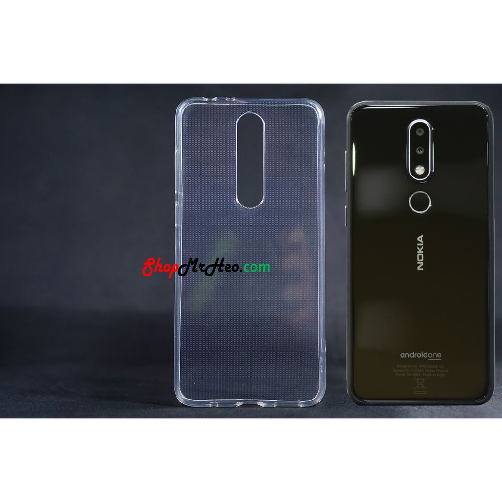 [Mã ELORDER5 giảm 10k đơn 20k] [Freeship toàn quốc từ 50k] Ốp dẻo trong Nokia 5.1 Plus/ Nokia X5 Tặng kèm kính cường lực