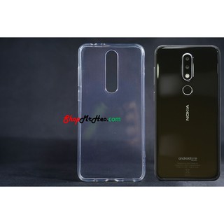 Ốp lưng silicon dẻo trong suốt cho Nokia X5/ Nokia 5.1 Plus
