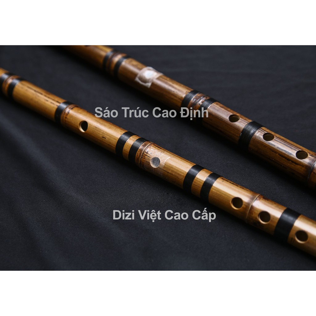 Sáo Dizi Việt Cao Cấp, Sáo Dizi Trúc Đá Hun [CNT3] - Thương hiệu Sáo Trúc Cao Định