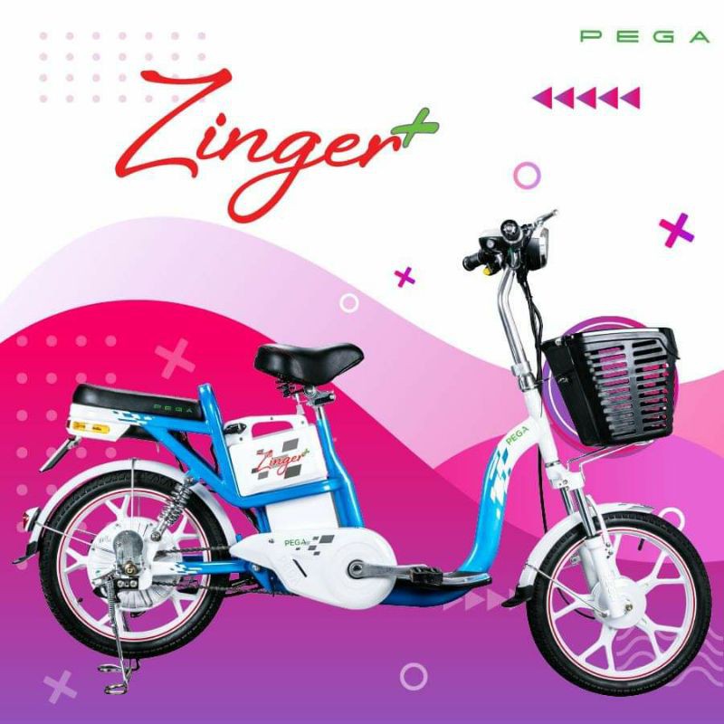 Xe điện Pega Zinger + Xanh Dương