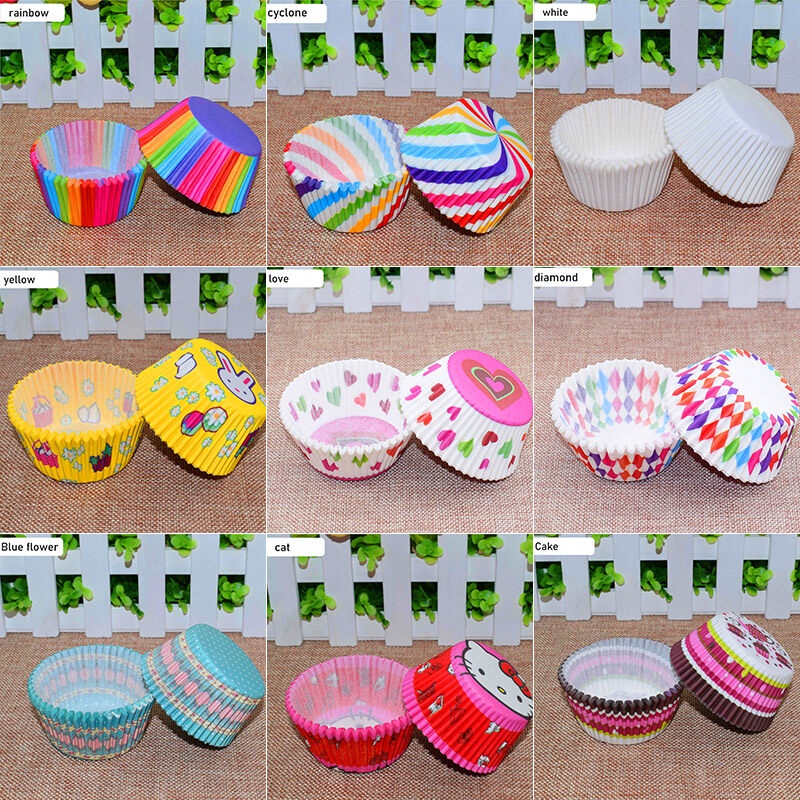 ONLY HOUSE Cốc Giấy Nướng Bánh muffin Chịu Nhiệt Độ Cao Chống Dầu Giá Đỡ