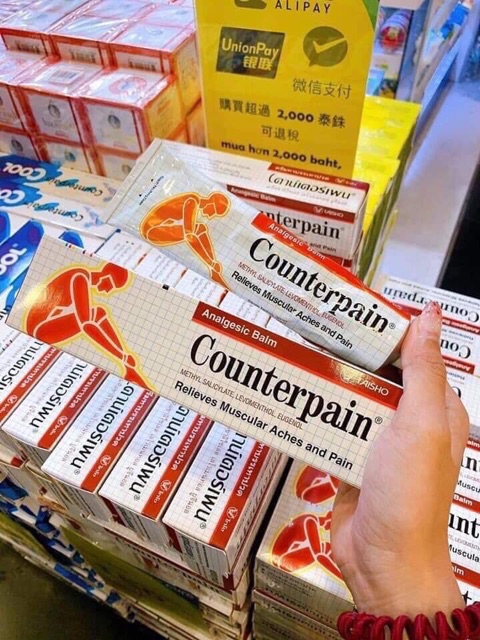 Dầu nóng - lạnh Counterpain thái lan ( Ảnh chụp Thật) (Chuyên Hàng Xách tay Thái Lan)