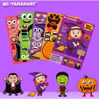 Set Sticker tự trang trí Halloween 4 tấm