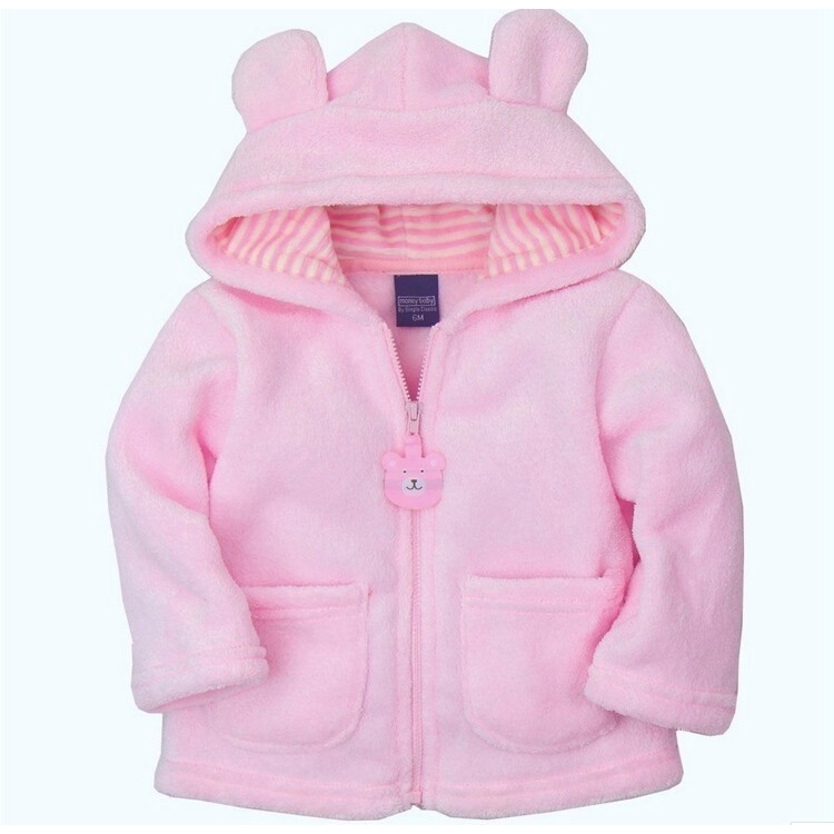 Áo Khoác Hoodie Dày Giữ Ấm Mùa Đông Cho Bé Sơ Sinh