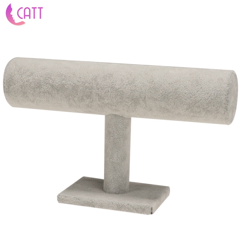 Giá Đỡ Chữ T Màu Hồng Dùng Trưng Bày Trang Sức / Đồng Hồ / Vòng Tay 1