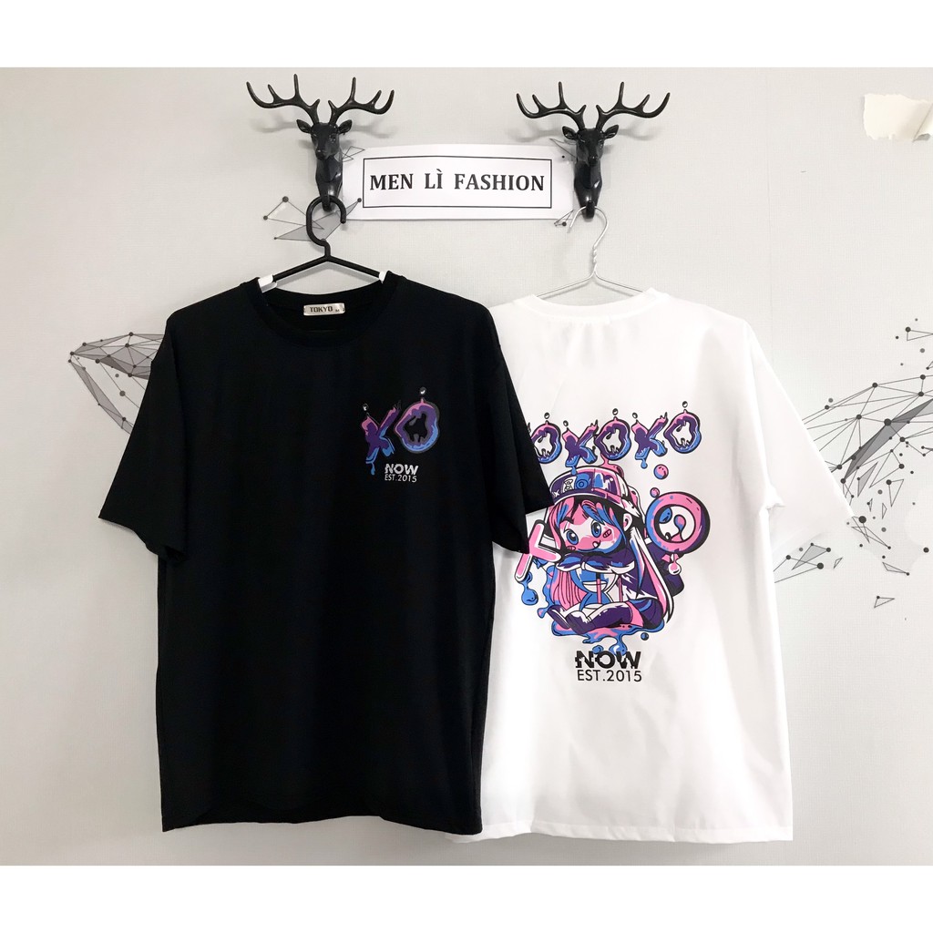 Áo Thun Unisex Nam Nữ Form Rộng Tay Lỡ Thời Trang Hàn Quốc XOXO