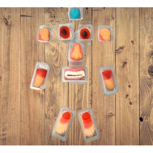 70 Gói Kẹo Dẻo Risen Gummy Body Parts
