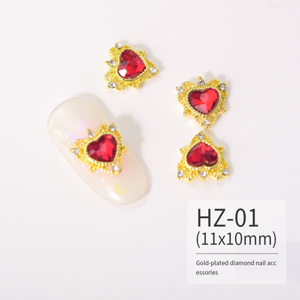 Bộ 10 Hạt Kim Tuyến Lấp Lánh Trang Trí Móng Tay Thời Trang