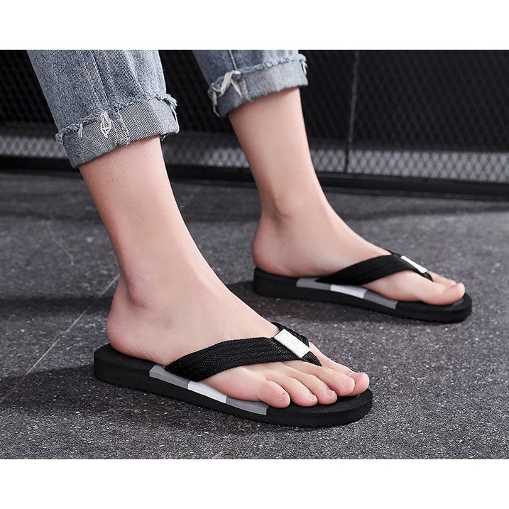 Dép Xỏ Ngón Nam Mùa Hè đi Biển Ngoài Trời Giày Thời Trang Phong Cách Hàn Quốc Dép Không Trượt Thời Trang Dép Xỏ Ngón Nam Thời Trang