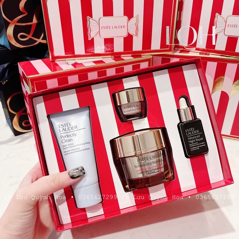 Set Estee Lauder Holiday chăm sóc da 4 sản phẩm