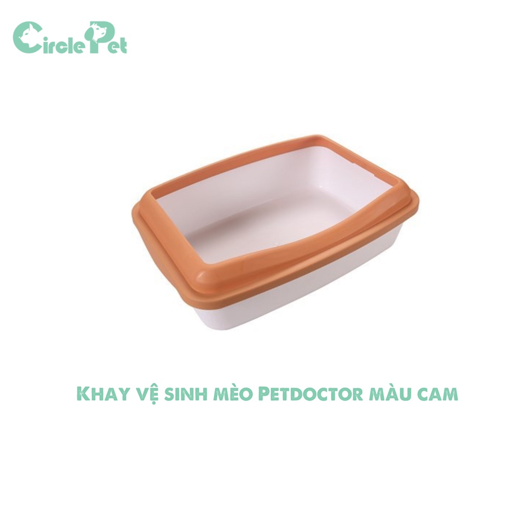 Khay Vệ Sinh Petodcotor Pian Pian Cao Cấp Dễ Dàng Dọn Dẹp Hỗ Trợ Bé Mèo Đi Vệ Sinh Đúng Chố - Circle Pet